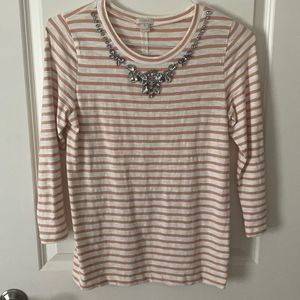 J.Crew Embellished Top